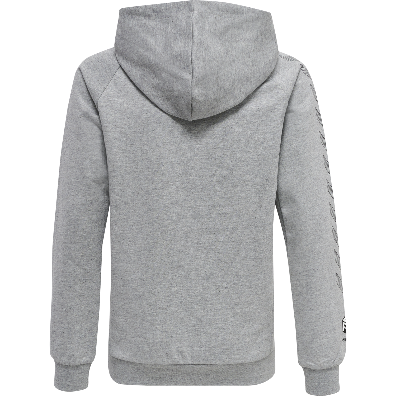 hmlMOVE GRID COTTON HOODIE KIDS, GREY MELANGE, packshot