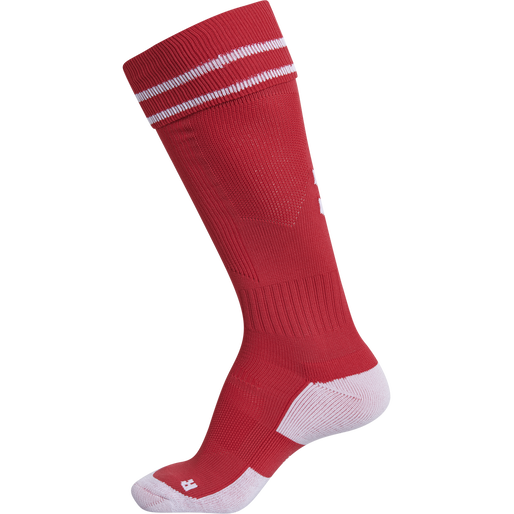 ELEMENT FOOTBALL SOCK , TRUE RED/WHITE, packshot