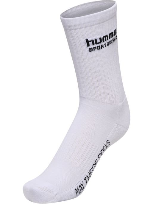 hml3-PACK SOCKS SPORTSWEAR, WHITE/PAPRIKA hml3-PACK SOCKS SPORTSWEAR, WHITE/PAPRIKA, packshot
