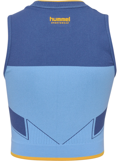 hmlSEAMLESS TOP, LICHEN BLUE hmlSEAMLESS TOP, LICHEN BLUE, packshot