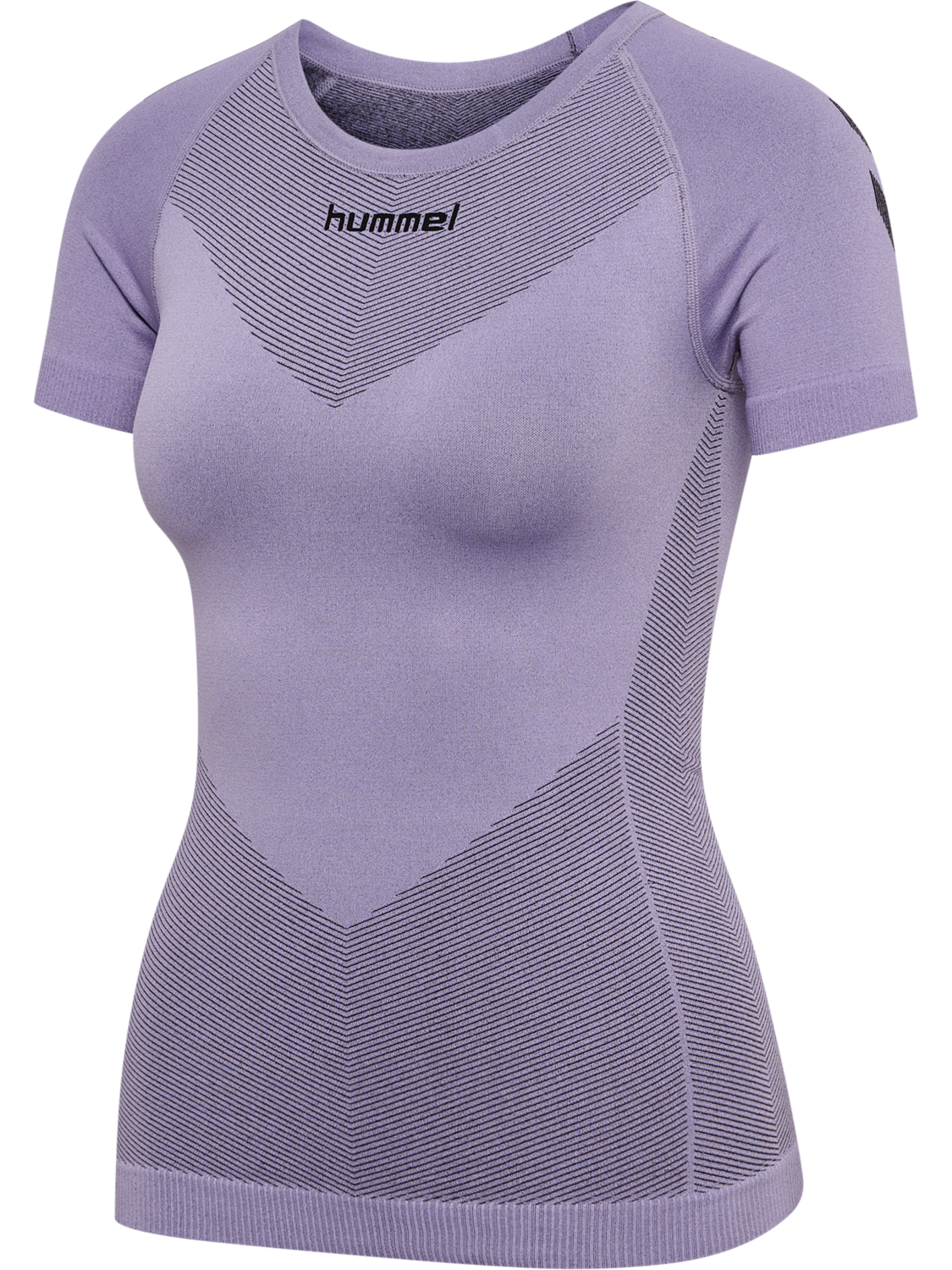 HUMMEL FIRST SEAMLESS JERSEY S/S W, LAVENDER MELANGE, packshot