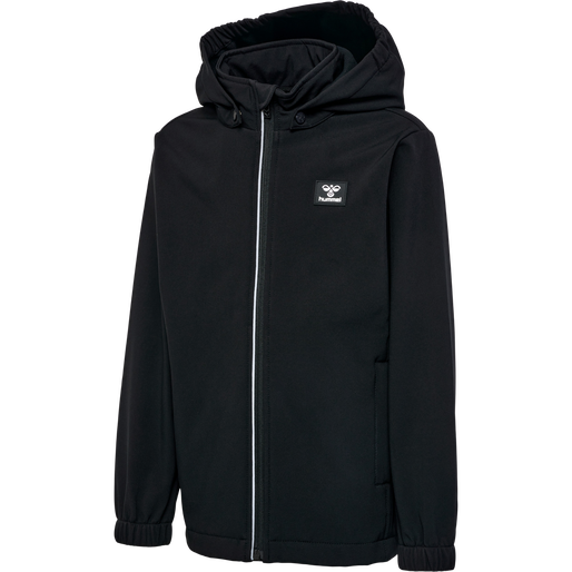 hmlMARS SOFTSHELL JACKET, BLACK hmlMARS SOFTSHELL JACKET, BLACK, packshot