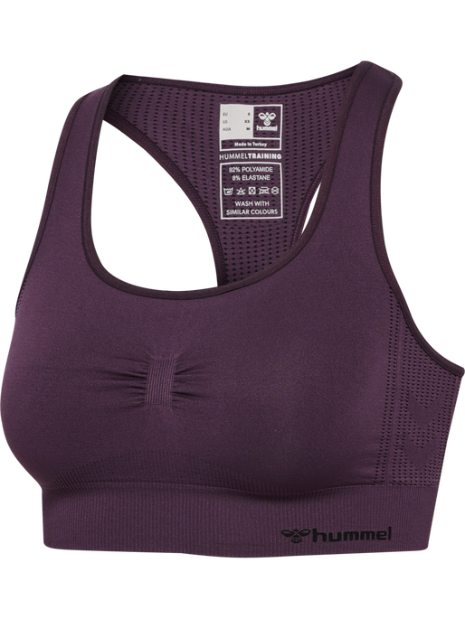 hmlMT SHAPING SEAMLESS SPORTS TOP, PLUM PERFECT, packshot