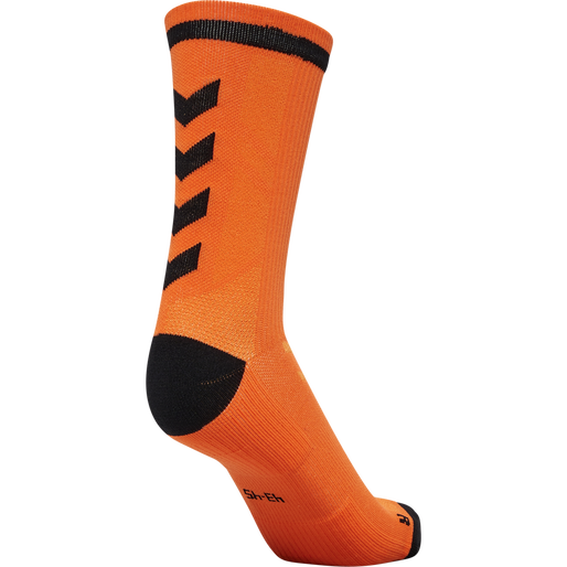 ELITE INDOOR SOCK LOW PA, NASTURTIUM/BLACK, packshot