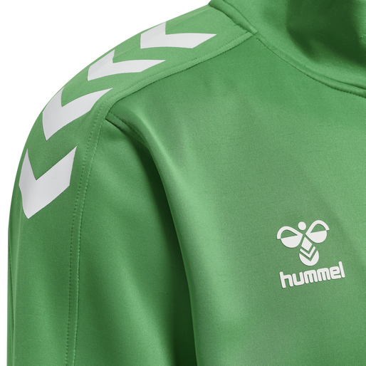 hmlCORE XK POLY ZIP SWEAT, JELLY BEAN, packshot