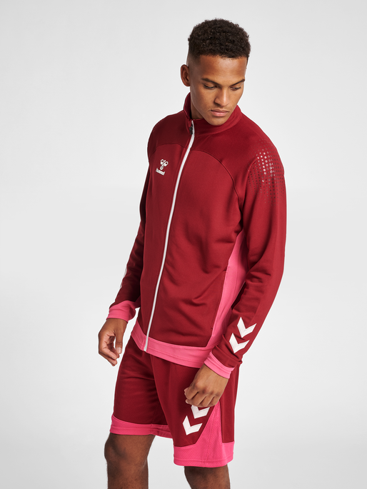 Hummel jacket sales red