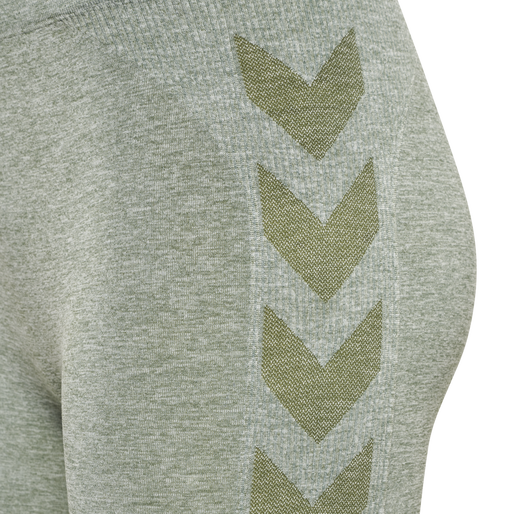 hmlCI SEAMLESS MID WAIST TIGHTS, LILY PAD MELANGE, packshot
