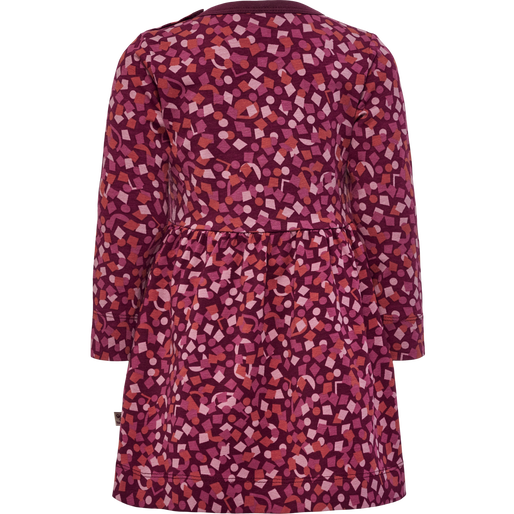 hmlCONFETTI DRESS L/S, WINDSOR WINE, packshot