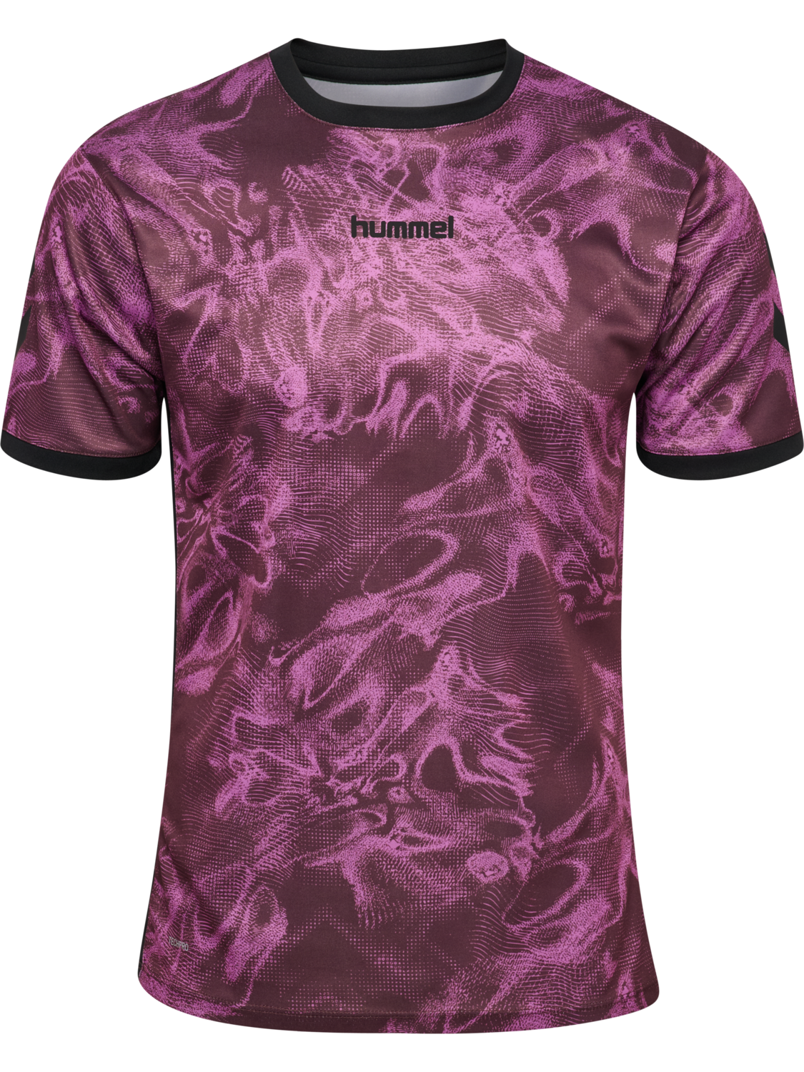 hmlBLAZE CLUB 26 GRAPHIC TEE, LIATRIS/HUCKLEBERRY, packshot