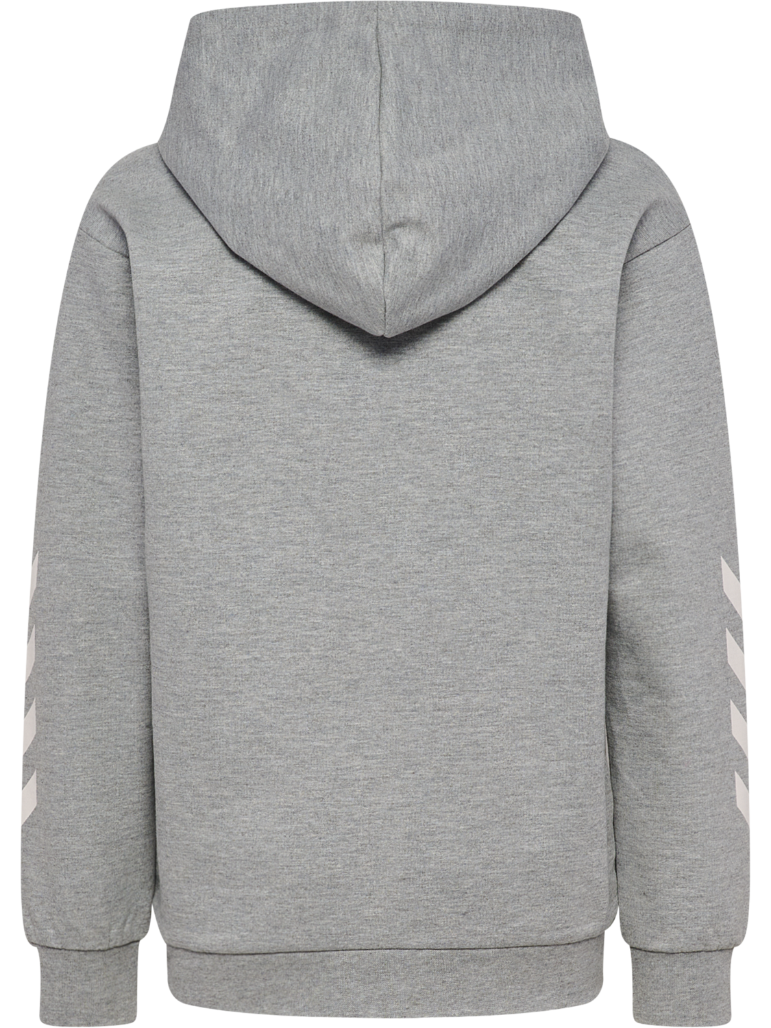 hmlJR LOGO HOODIE, GREY MELANGE, packshot
