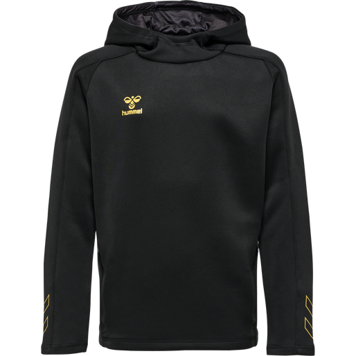hmlCIMA XK HOODIE KIDS, BLACK hmlCIMA XK HOODIE KIDS, BLACK, packshot