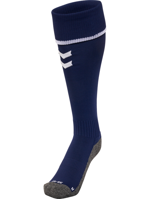 hmlCORE FOOTBALL SOCKS, MARINE/WHITE, packshot