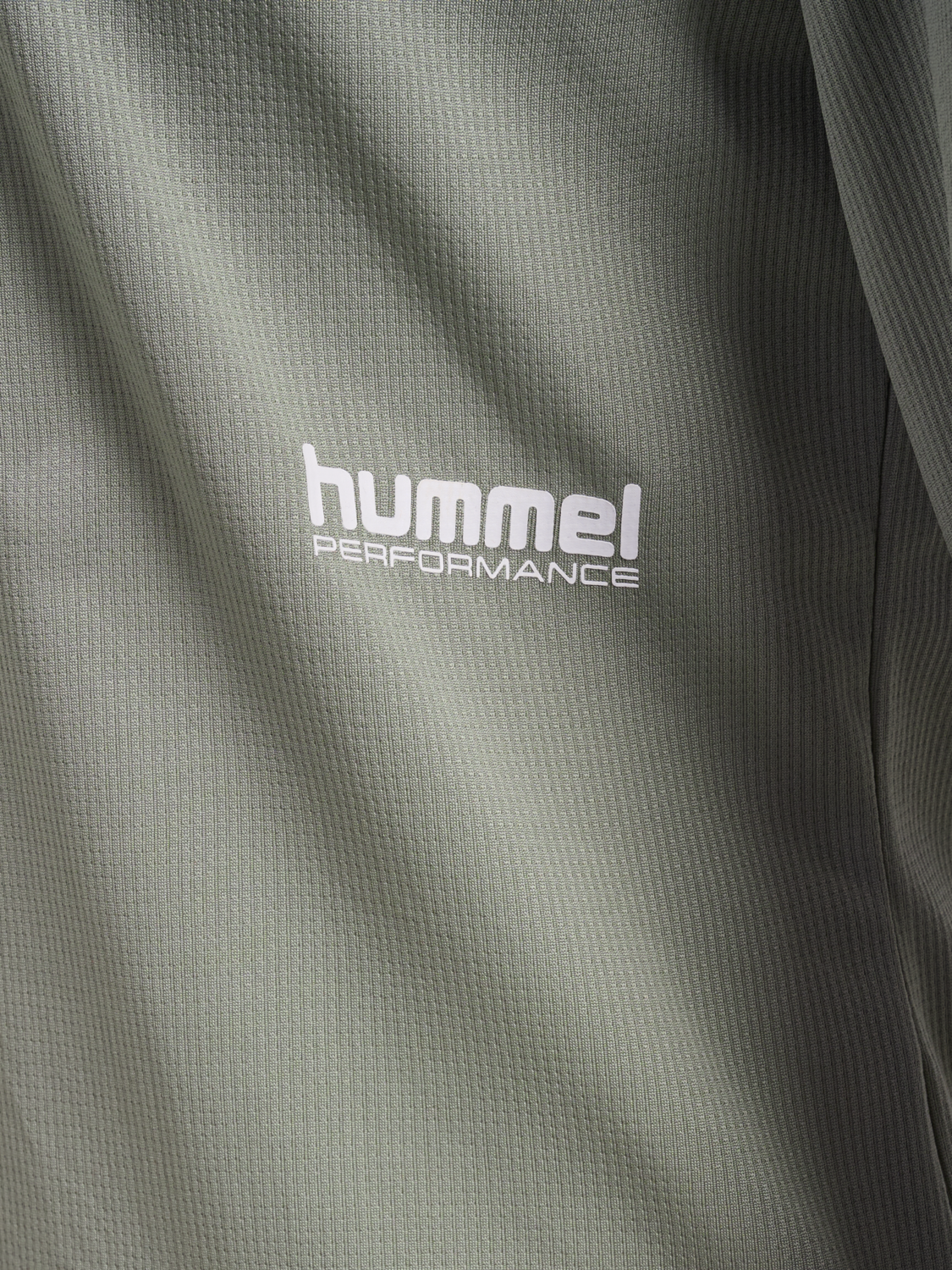 hmlPULSE WORKOUT W T-SHIRT L/S, SEAGRASS, packshot