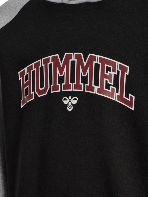 hmlESSEN HOODIE, BLACK hmlESSEN HOODIE, BLACK, packshot
