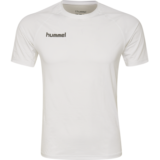 HUMMEL FIRST PERFORMANCE JERSEY S/S, WHITE, packshot