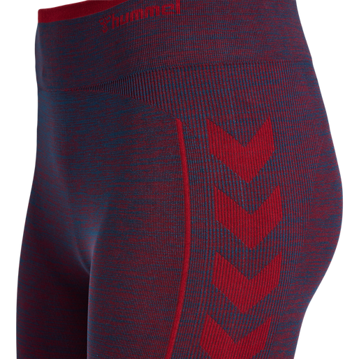 hmlMT ALY SEAMLESS HW TIGHTS, INSIGNIA BLUE/CABERNET MELANGE, packshot