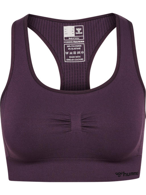 hmlMT SHAPING SEAMLESS SPORTS TOP, PLUM PERFECT, packshot