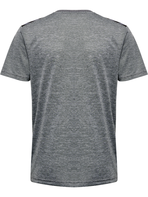 hmlAUTHENTIC PL JERSEY S/S KIDS, GREY MELANGE, packshot
