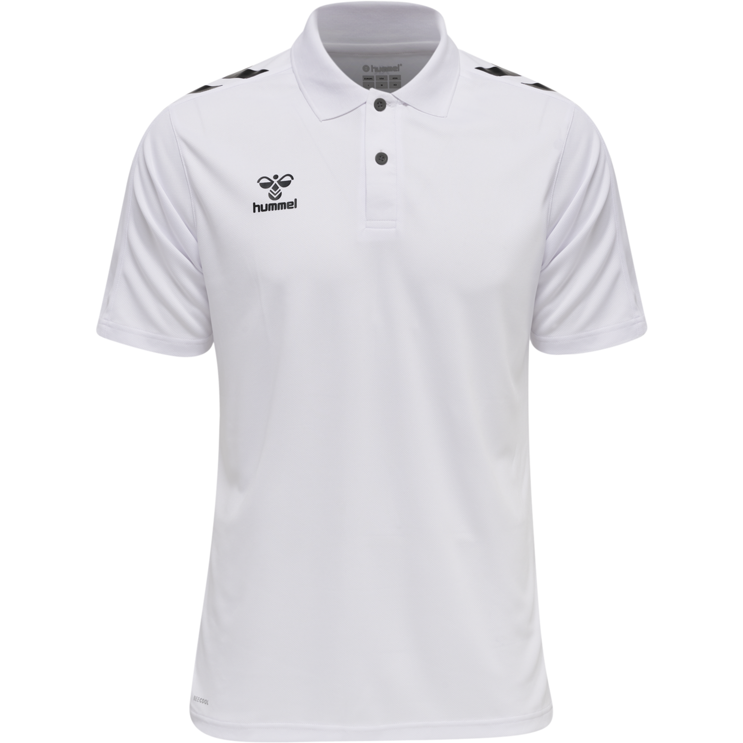 hmlCORE XK FUNCTIONAL POLO, WHITE, packshot