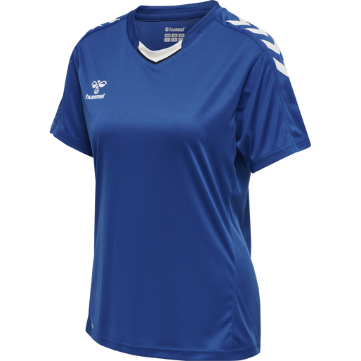 hmlCORE XK POLY JERSEY S/S WOMAN, TRUE BLUE, packshot