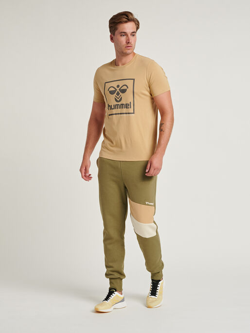 hmlISAM T-SHIRT, LARK, model