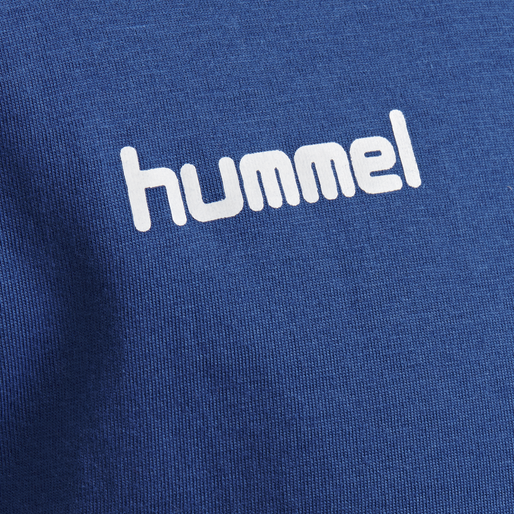 HUMMEL GO COTTON T-SHIRT S/S, TRUE BLUE, packshot