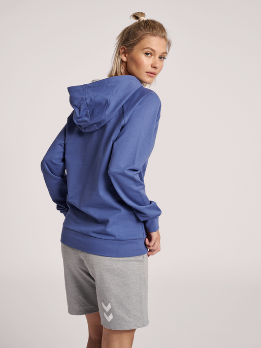 HUMMEL GO COTTON LOGO HOODIE WOMAN, 8241, model