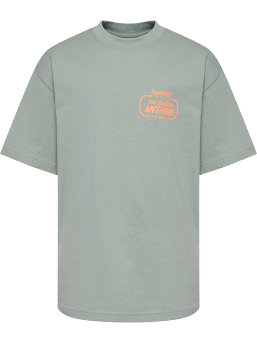 hmlJR LOOSE T-SHIRT S/S STADIUM, ICEBERG GREEN hmlJR LOOSE T-SHIRT S/S STADIUM, ICEBERG GREEN, packshot