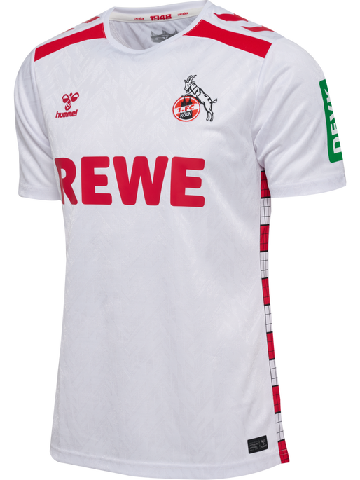 1FCK 24/25 HOME JERSEY S/S, WHITE/TRUE RED, packshot