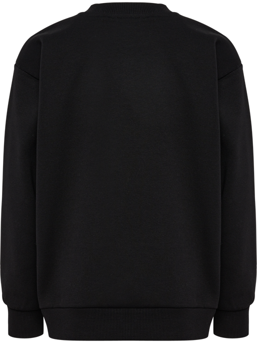 hmlJR LOOSE CREWNECK BEE, BLACK, packshot