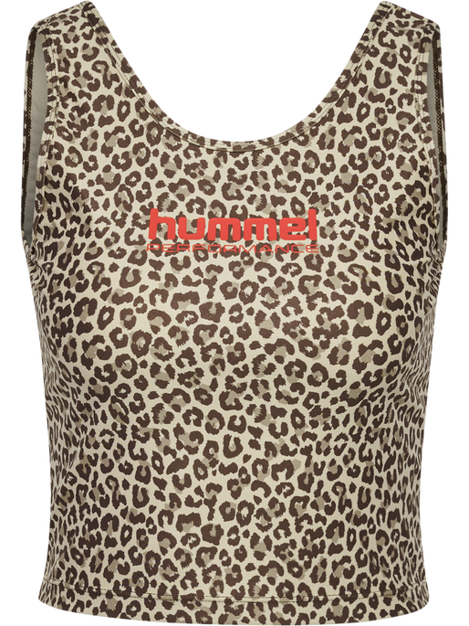 hmlFAST CROPPED TOP, BOULDER hmlFAST CROPPED TOP, BOULDER, packshot