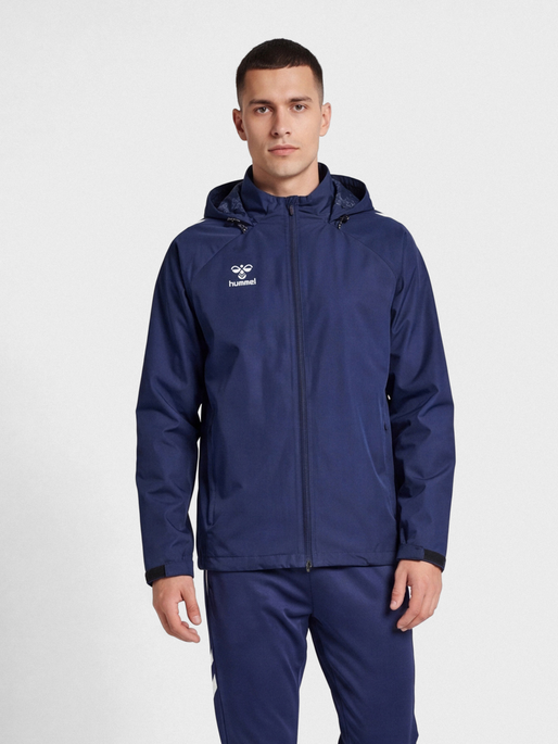 hmlLEAD 2.0 ALL-WEATHER JACKET, MARINE, model