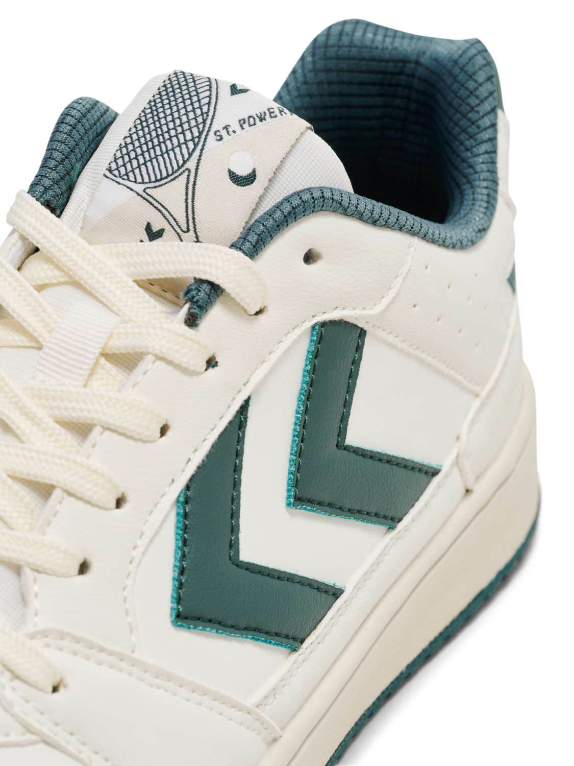 ST. POWER PLAY RT, WHITE/GREEN, packshot