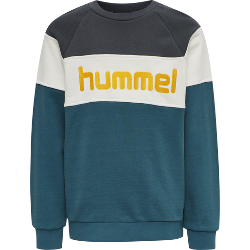 hmlCLAES SWEATSHIRT, BLUE CORAL, packshot