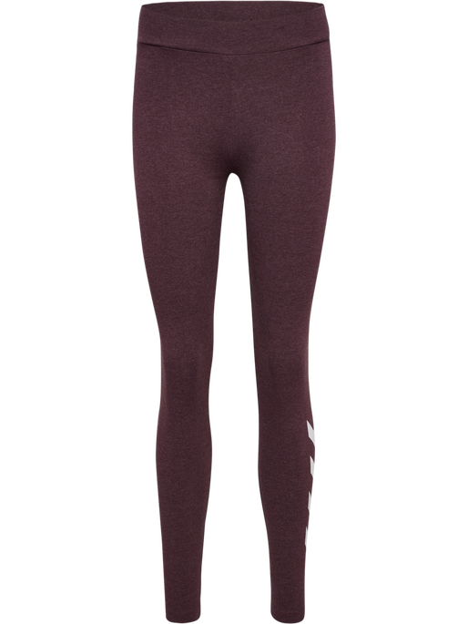 hmlPULSE LOGO MW TIGHTS, FUDGE MELANGE hmlPULSE LOGO MW TIGHTS, FUDGE MELANGE, packshot