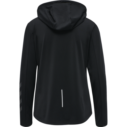 hmlSELBY ZIP HOODIE, BLACK, packshot