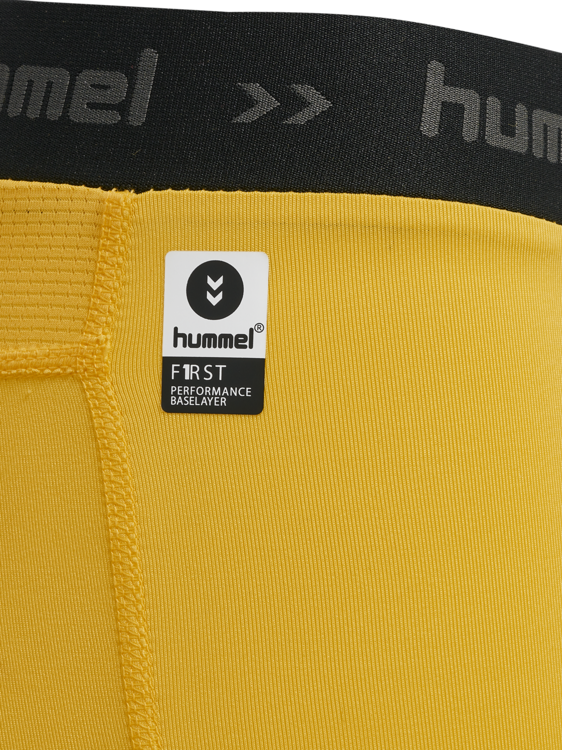 HUMMEL FIRST PERFORMANCE KIDS TIGHT SHORTS, SPORTS YELLOW, packshot