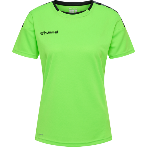 hmlAUTHENTIC POLY JERSEY WOMAN S/S, GREEN GECKO, packshot