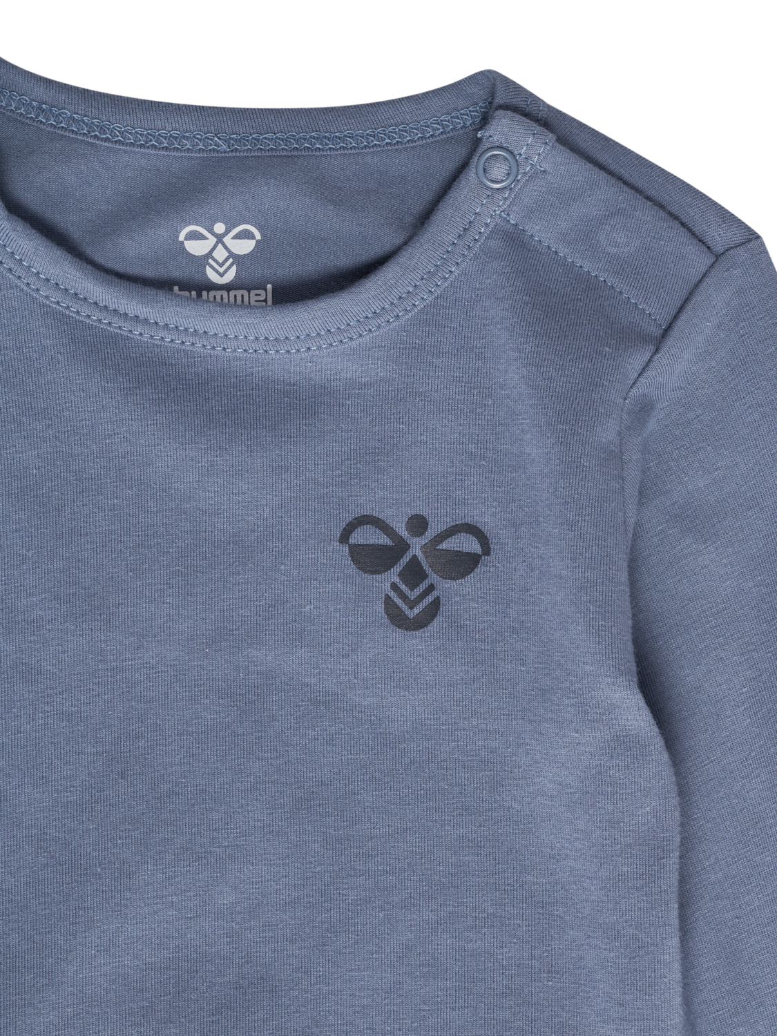 hmlMINI 2-PACK BODY L/S, OMBRE BLUE/FLINT STONE, packshot