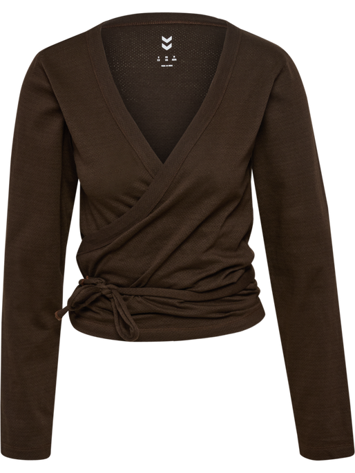 hmlYOGA CANJA WRAP BLOUSE, DELICIOSO hmlYOGA CANJA WRAP BLOUSE, DELICIOSO, packshot