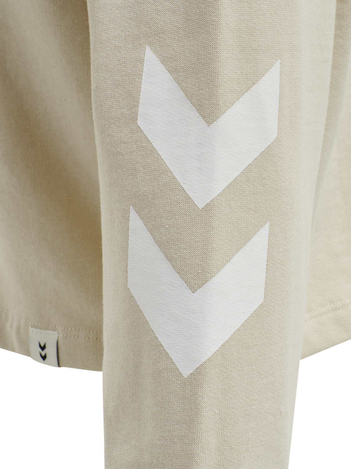 hmlLEGACY WOMAN CROPPED HOODIE, PUMICE STONE, packshot