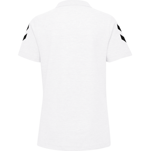HMLGO COTTON POLO WOMAN, WHITE, packshot