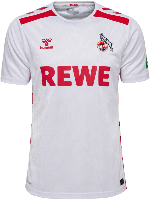 1FCK 24/25 HOME JERSEY S/S, WHITE/TRUE RED, packshot