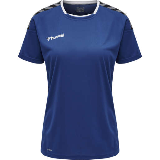 hmlAUTHENTIC POLY JERSEY WOMAN S/S, TRUE BLUE, packshot