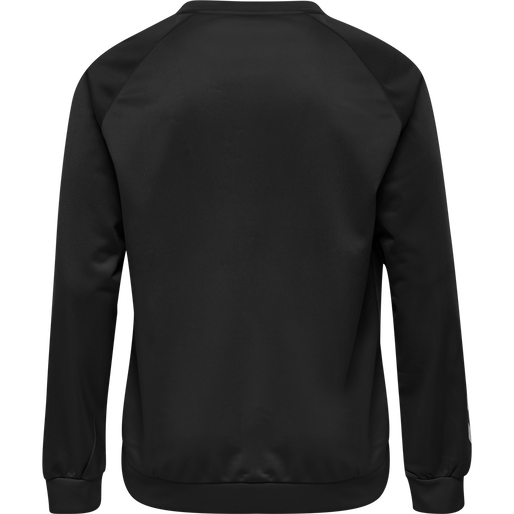 hmlPROMO KIDS POLY SWEATSHIRT, BLACK, packshot