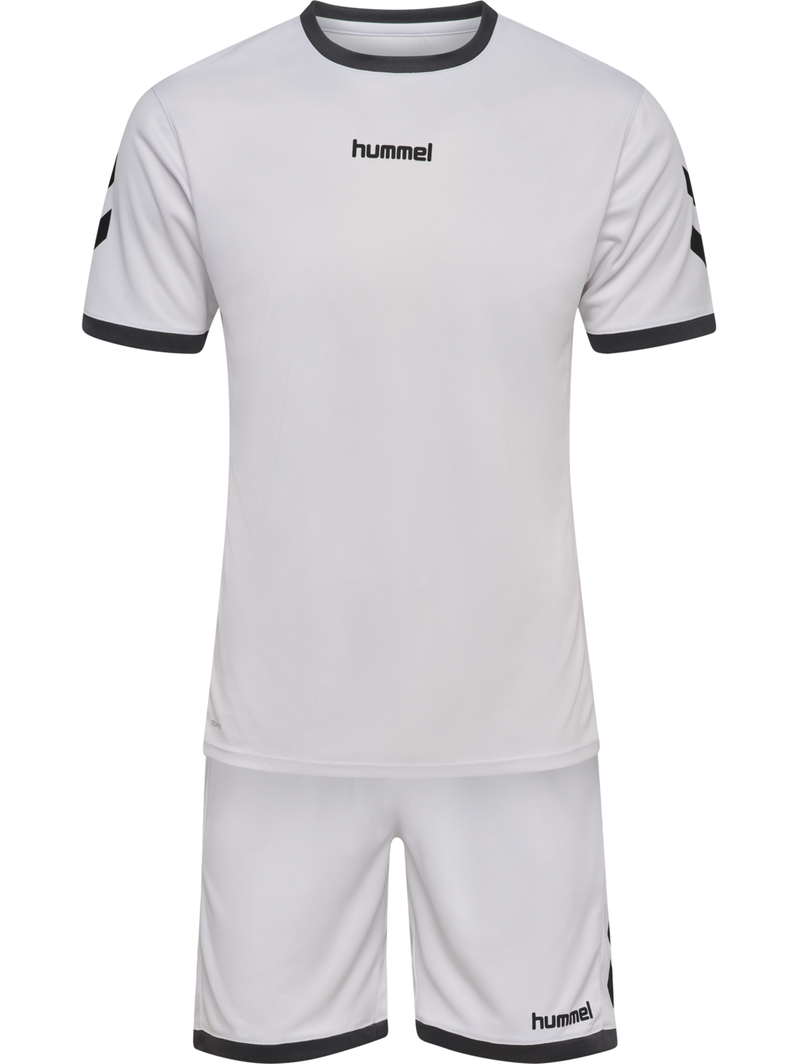 hmlBLAZE CLUB 26 POLY SET, WHITE/ASPHALT, packshot