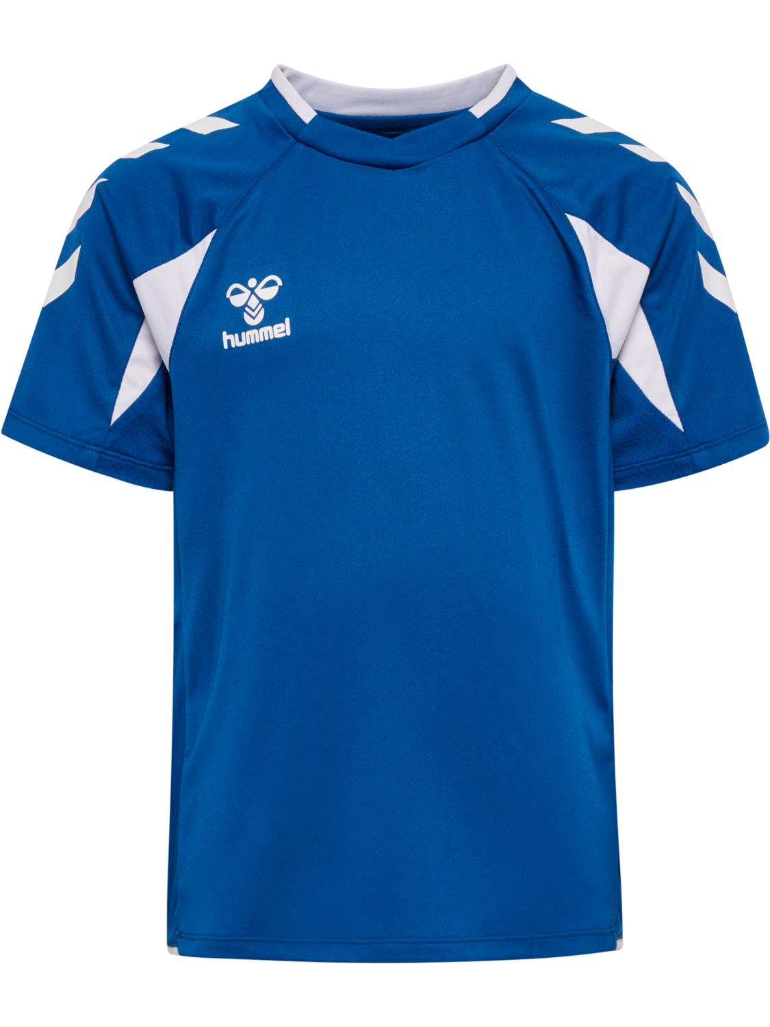 hmlCORE 2.0 JERSEY S/S KIDS, TRUE BLUE/WHITE, packshot