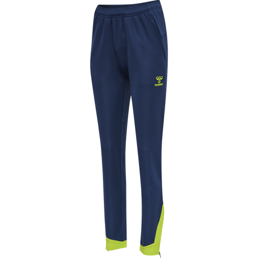 hmlLEAD WOMEN POLY PANTS, DARK DENIM, packshot