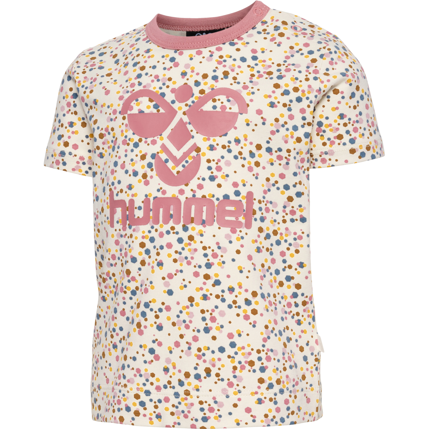 hmlKAREN AOP T-SHIRT S/S, TURTLEDOVE, packshot