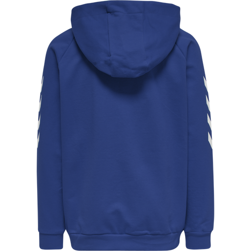 HMLGO KIDS COTTON ZIP HOODIE, TRUE BLUE, packshot